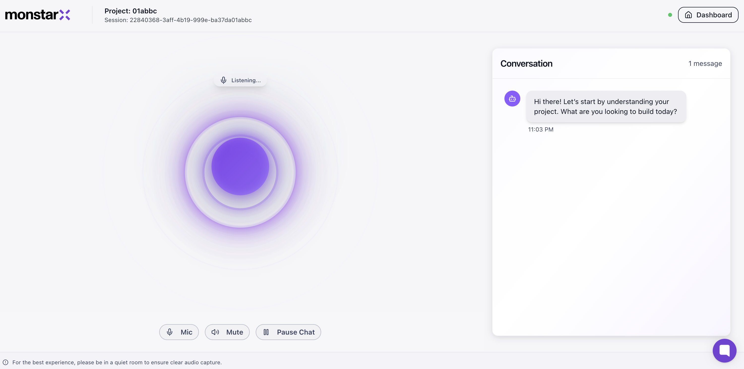 MonstarX demo step 5